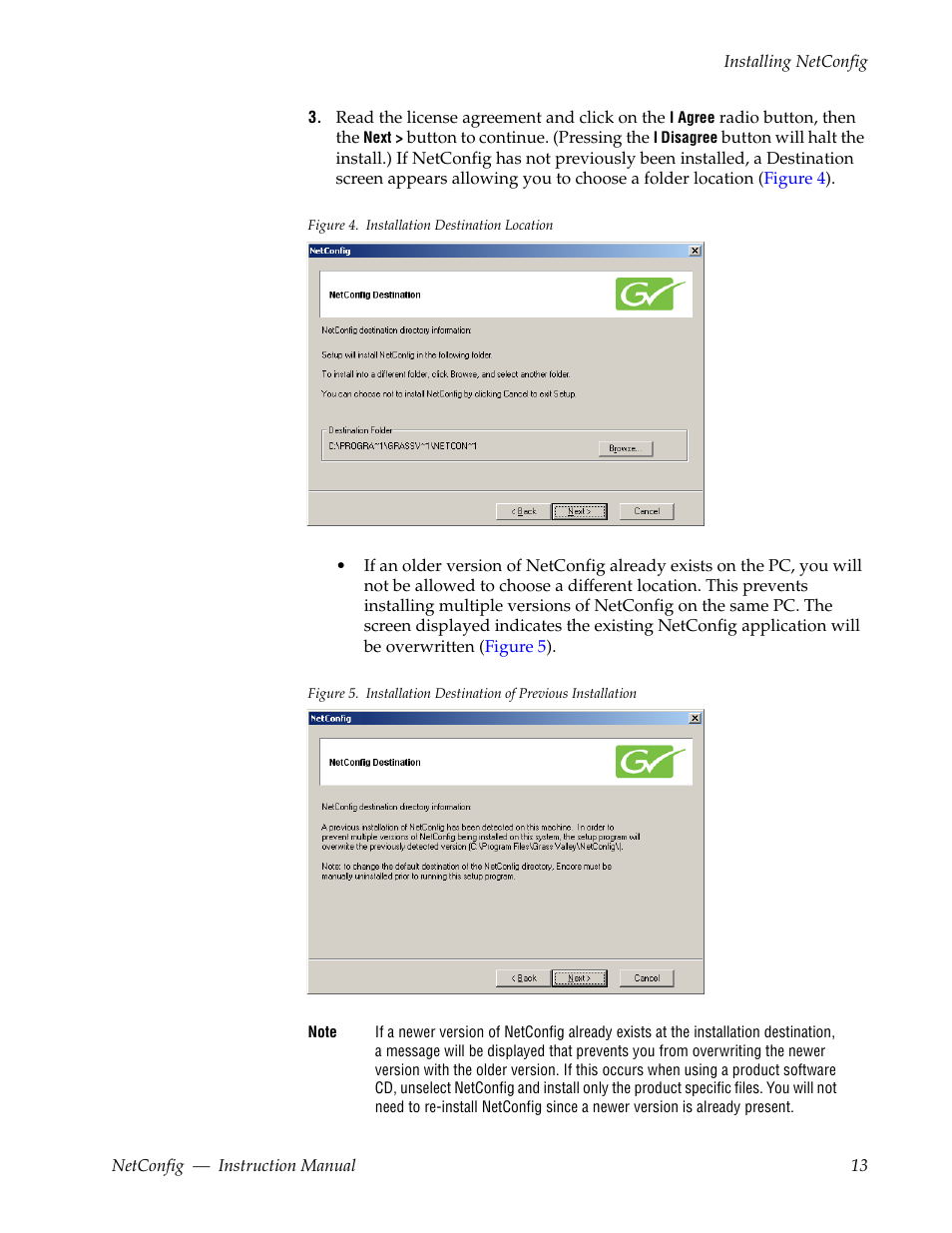 Grass Valley NetConfig Network Configuration Application v.2.0.12 User Manual | Page 13 / 44