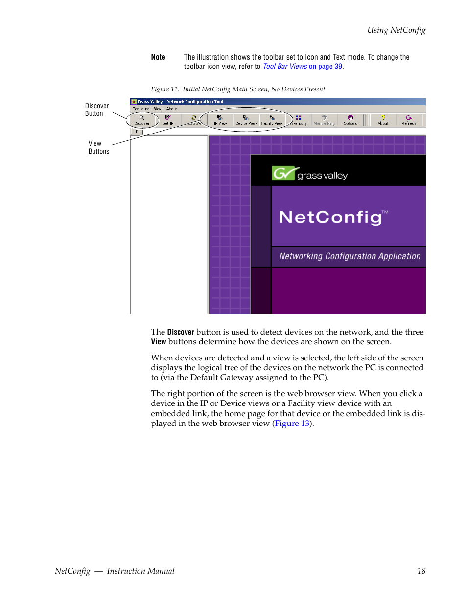 Grass Valley NetConfig Network Configuration Application v.2.0.12 User Manual | Page 18 / 44
