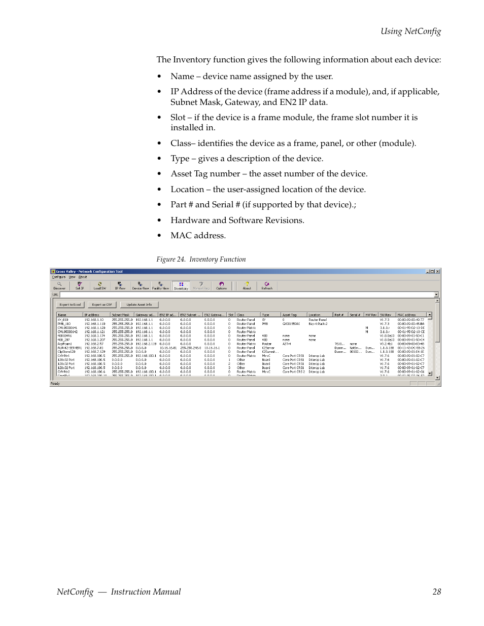 Grass Valley NetConfig Network Configuration Application v.2.0.12 User Manual | Page 28 / 44