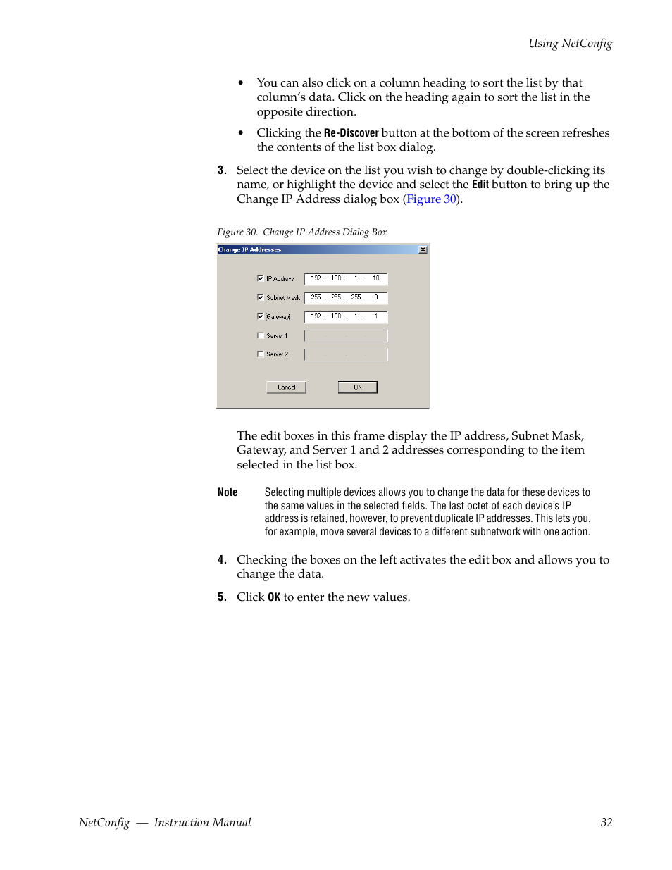 Grass Valley NetConfig Network Configuration Application v.2.0.12 User Manual | Page 32 / 44