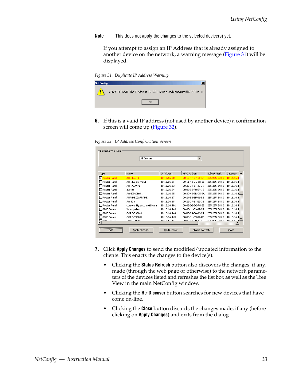 Grass Valley NetConfig Network Configuration Application v.2.0.12 User Manual | Page 33 / 44