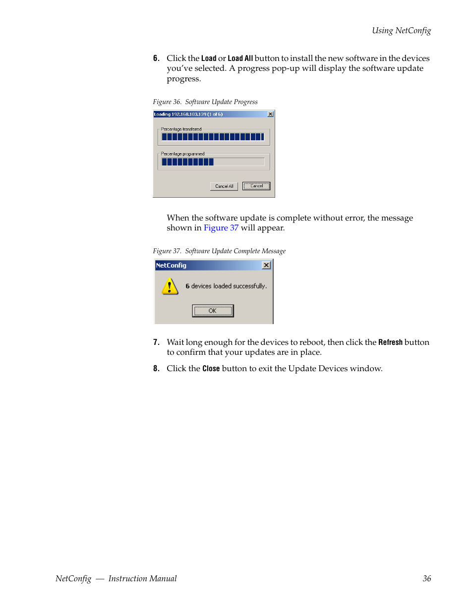 Grass Valley NetConfig Network Configuration Application v.2.0.12 User Manual | Page 36 / 44