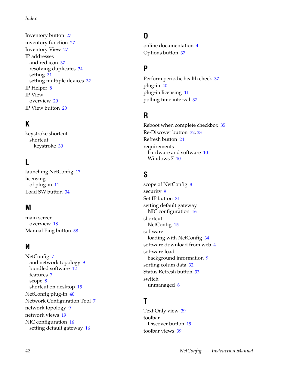 Grass Valley NetConfig Network Configuration Application v.2.0.12 User Manual | Page 42 / 44