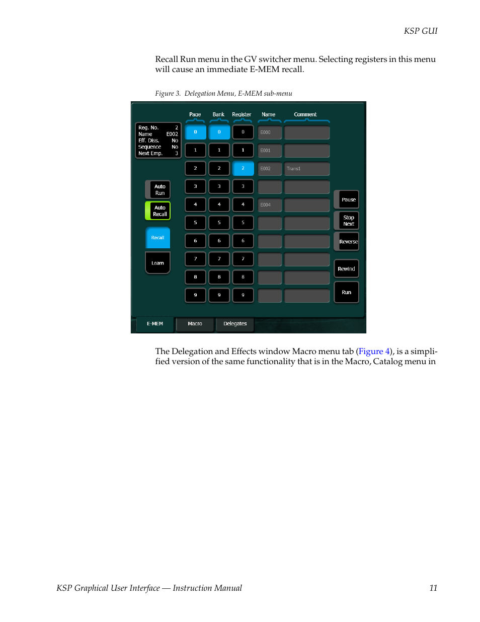 Grass Valley KSP Switcher Soft Panel Graphica v.1.0 User Manual | Page 11 / 24