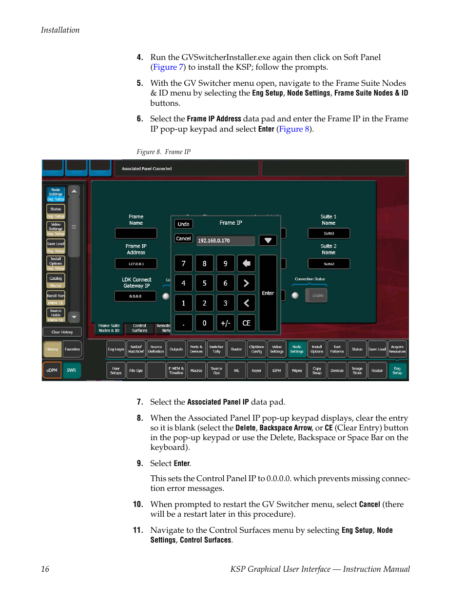 Grass Valley KSP Switcher Soft Panel Graphica v.1.0 User Manual | Page 16 / 24