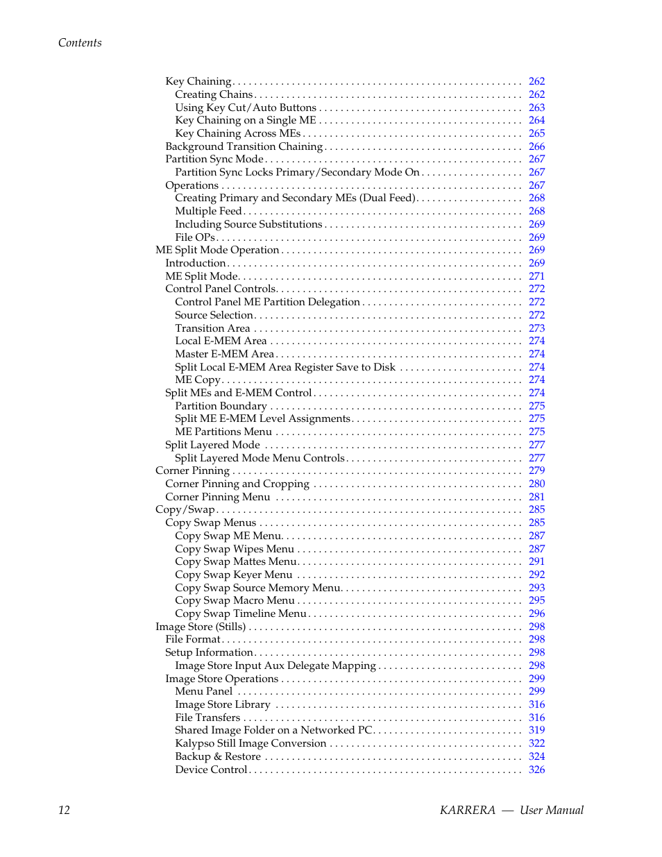 Grass Valley Karrera Video Production Center v.4.0 User Manual | Page 12 / 370