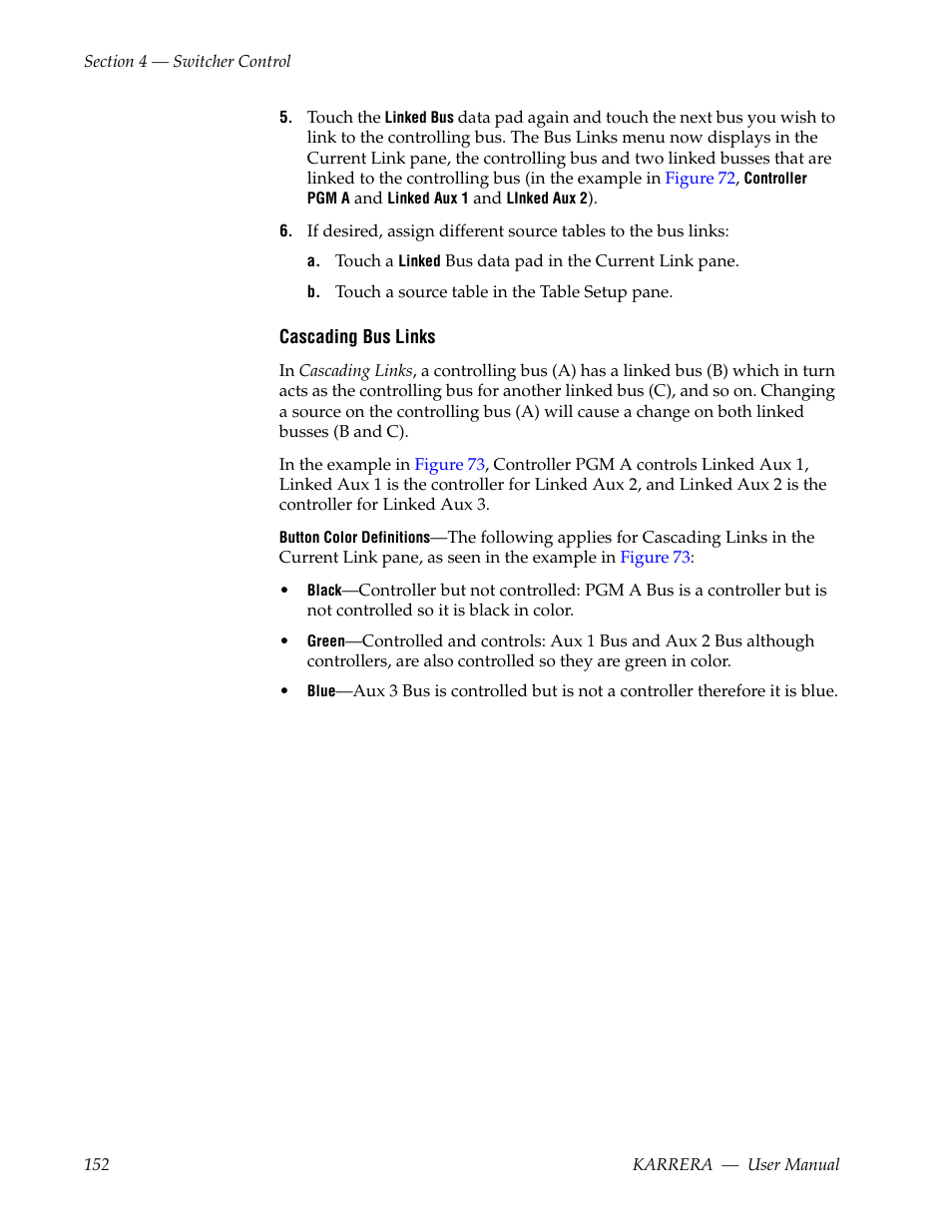 Grass Valley Karrera Video Production Center v.4.0 User Manual | Page 152 / 370