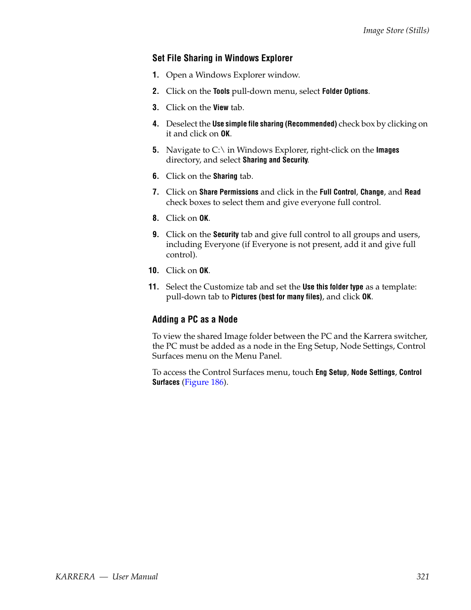 Grass Valley Karrera Video Production Center v.4.0 User Manual | Page 321 / 370