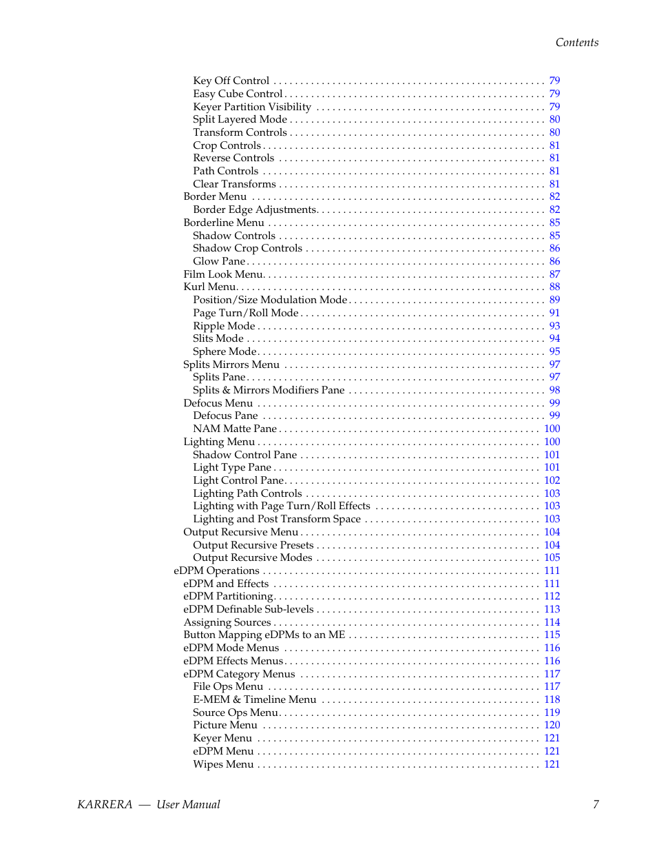 Grass Valley Karrera Video Production Center v.4.0 User Manual | Page 7 / 370
