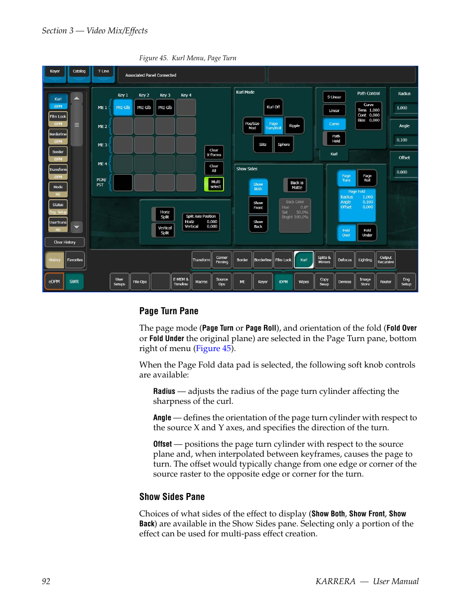 Figure 45 | Grass Valley Karrera Video Production Center v.4.0 User Manual | Page 92 / 370