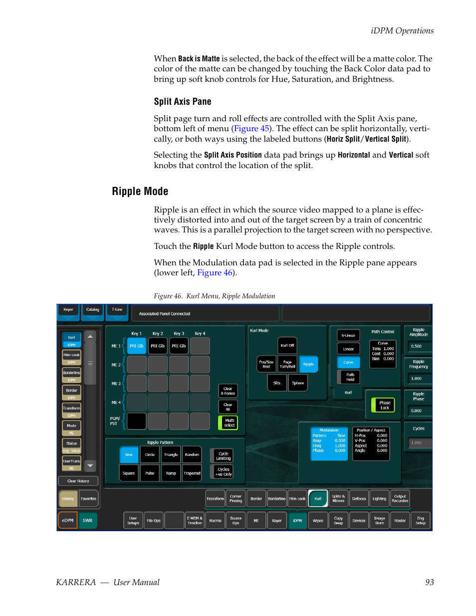 Ripple mode | Grass Valley Karrera Video Production Center v.4.0 User Manual | Page 93 / 370