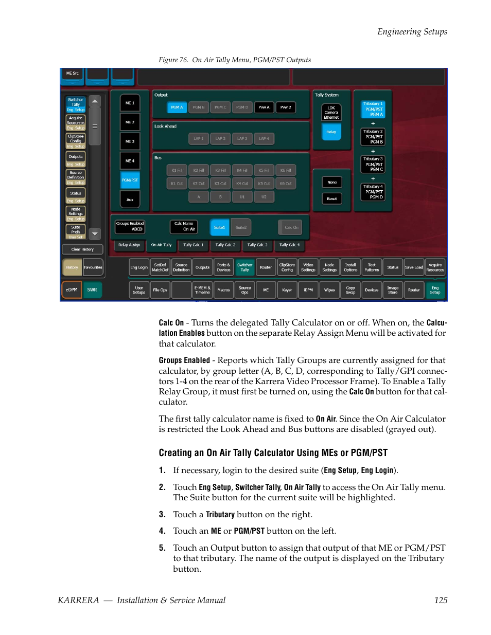 Grass Valley Karrera Video Production Center Installation v.4.1 User Manual | Page 125 / 292