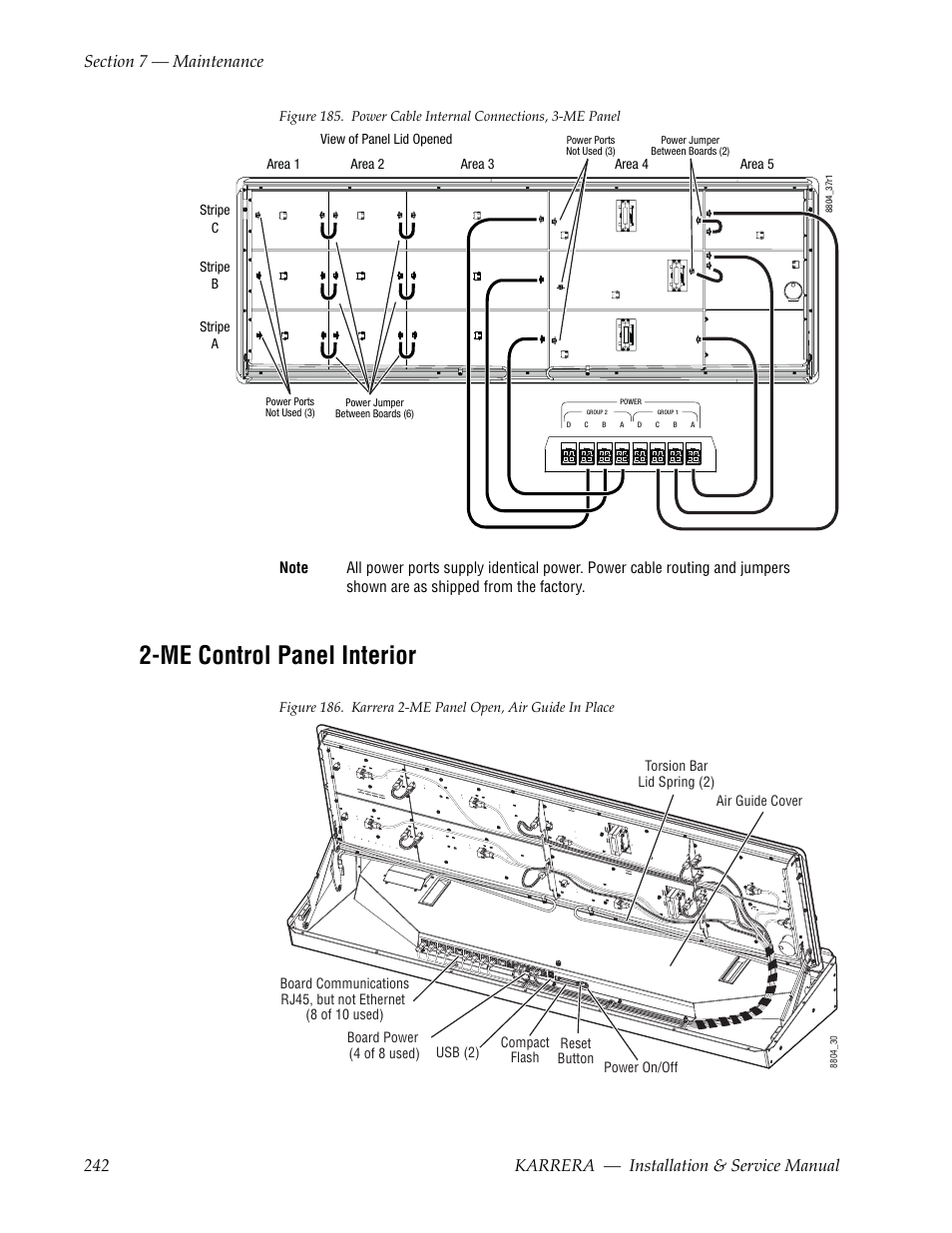 Me control panel interior | Grass Valley Karrera Video Production Center Installation v.4.1 User Manual | Page 242 / 292