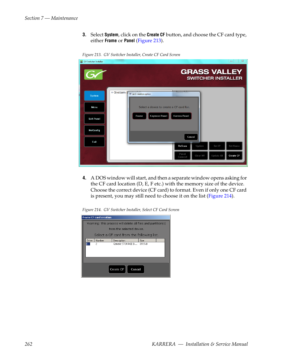 Grass Valley Karrera Video Production Center Installation v.4.1 User Manual | Page 262 / 292
