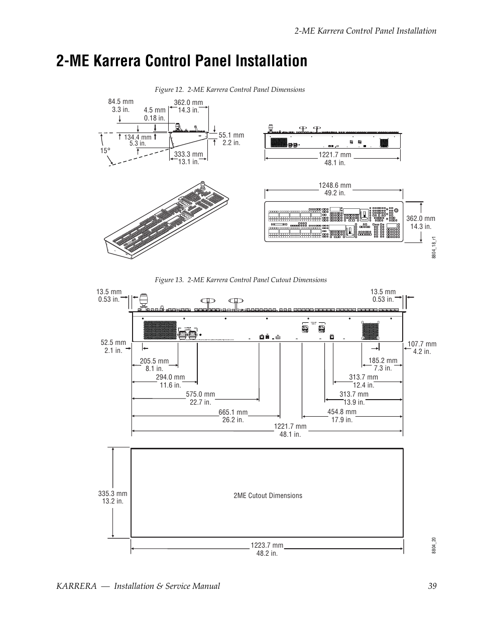 Me karrera control panel installation | Grass Valley Karrera Video Production Center Installation v.4.1 User Manual | Page 39 / 292