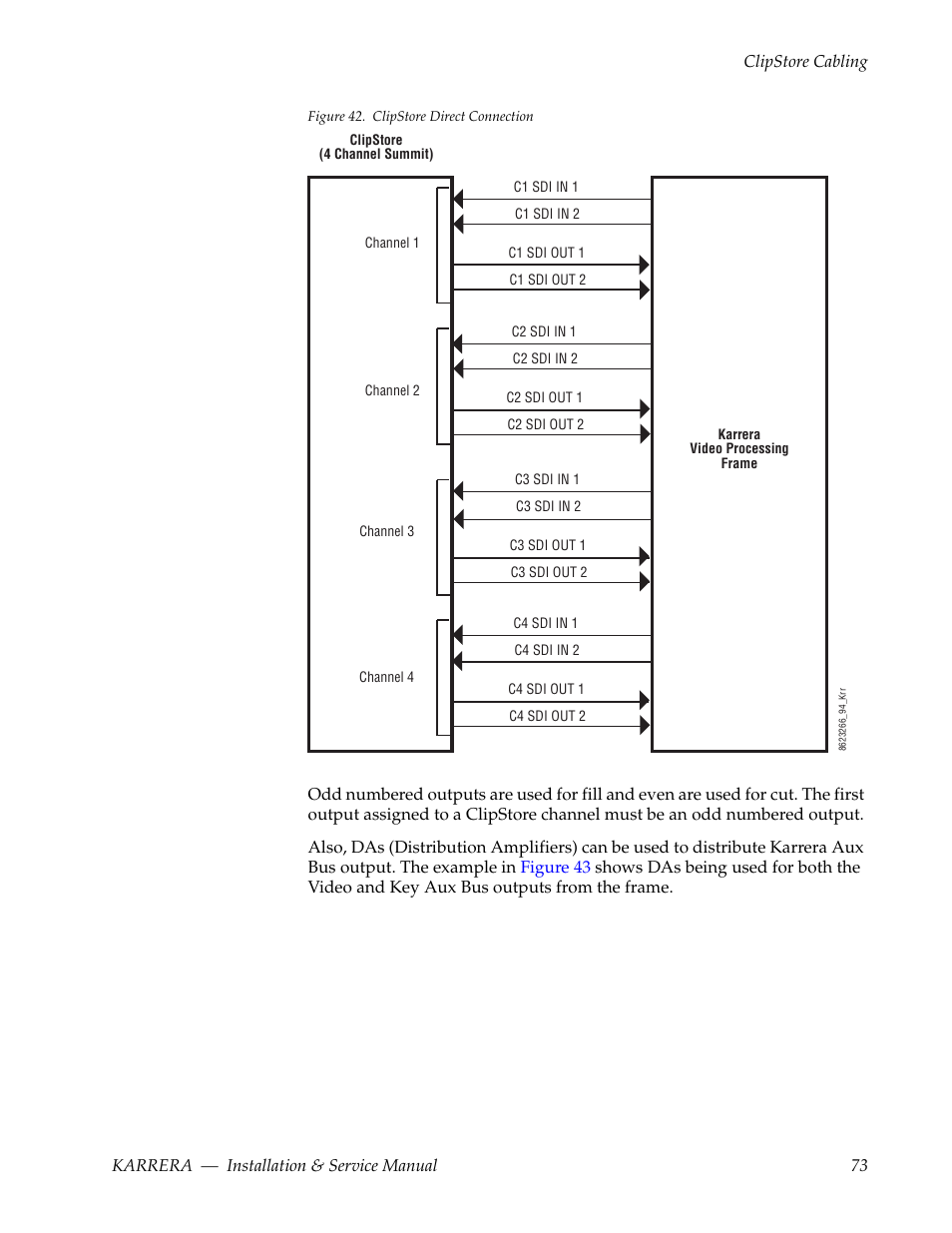 Figure 42 | Grass Valley Karrera Video Production Center Installation v.4.1 User Manual | Page 73 / 292