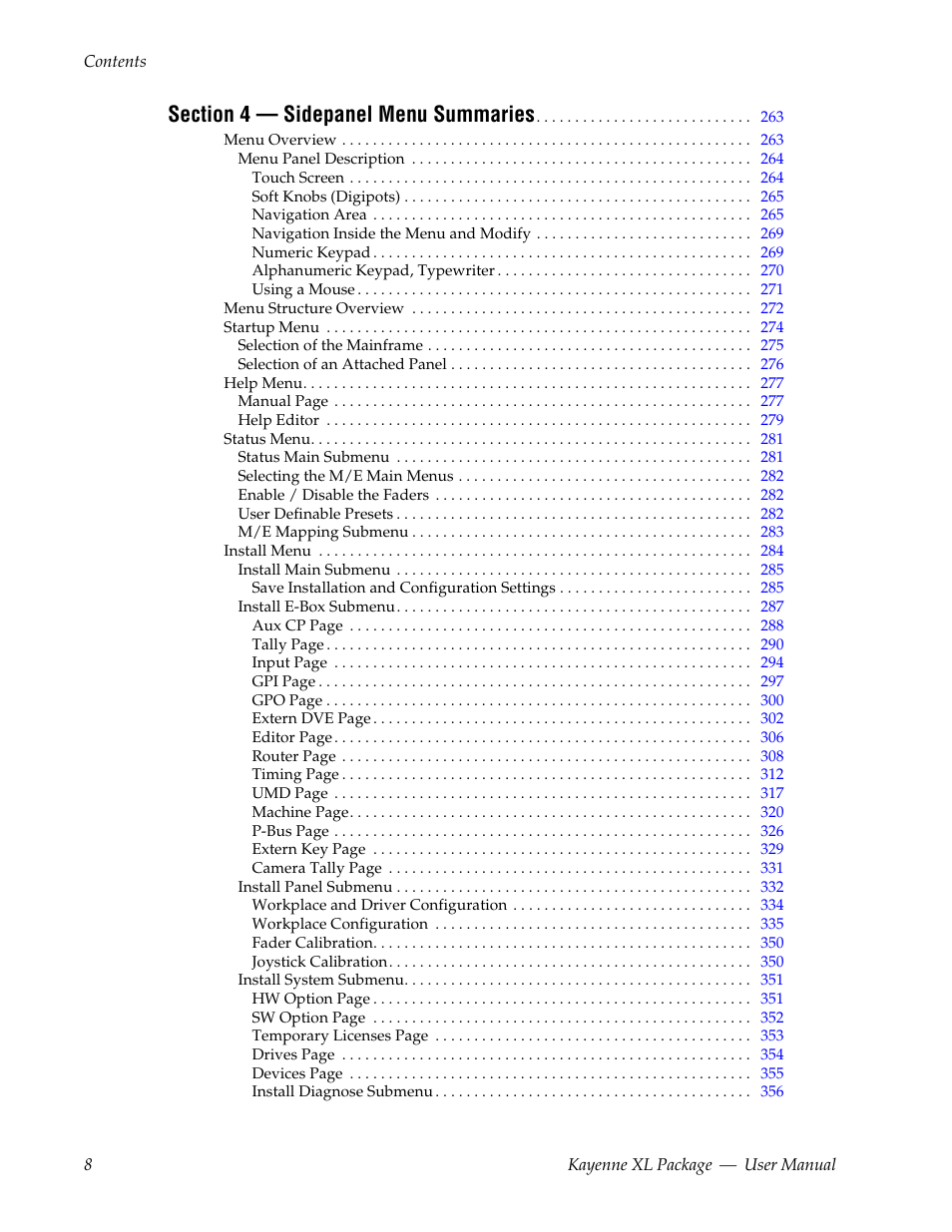 Grass Valley Kayenne XL Package v.7.0.4 User Manual | Page 10 / 663