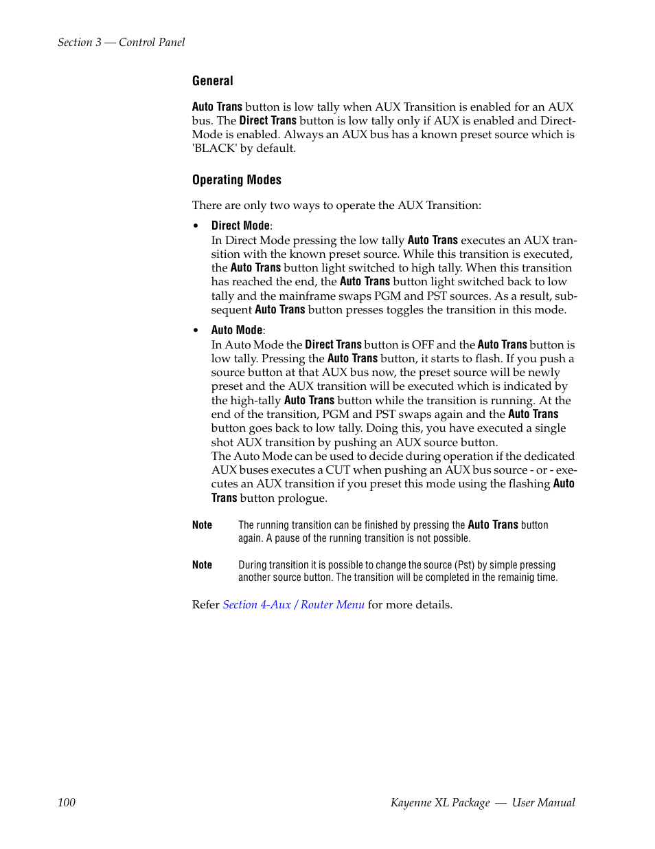 Grass Valley Kayenne XL Package v.7.0.4 User Manual | Page 102 / 663