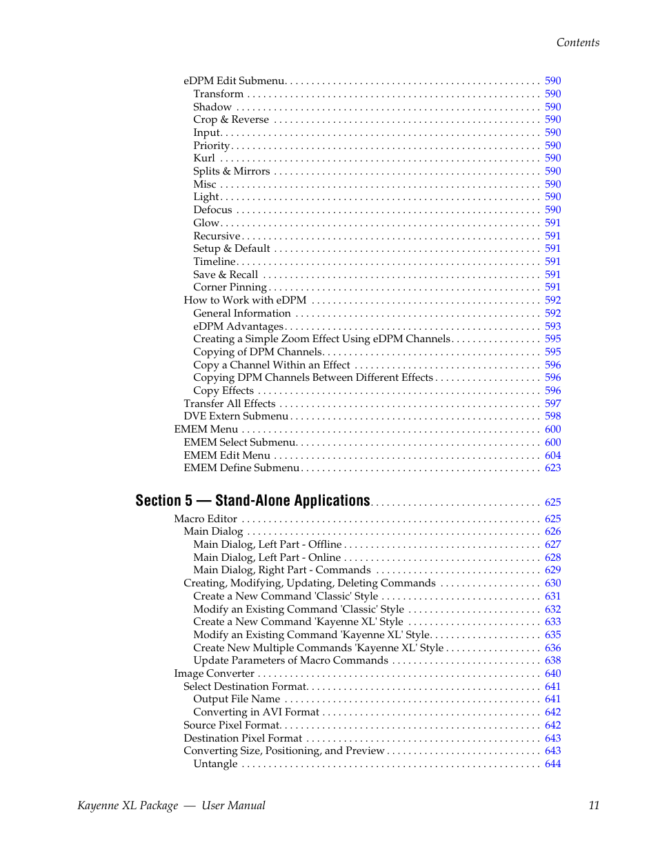 Grass Valley Kayenne XL Package v.7.0.4 User Manual | Page 13 / 663