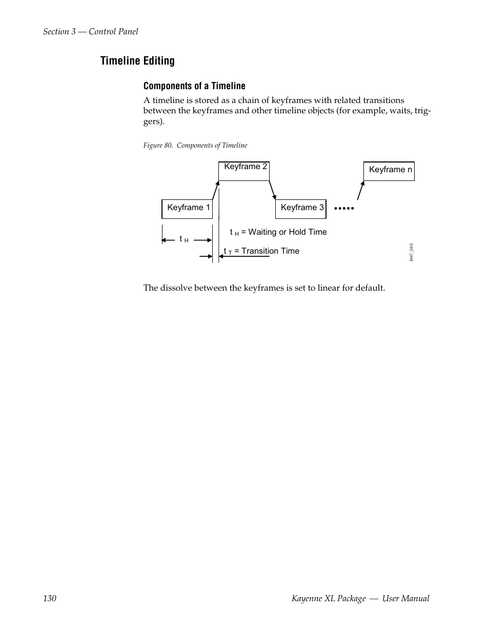 Timeline editing | Grass Valley Kayenne XL Package v.7.0.4 User Manual | Page 132 / 663