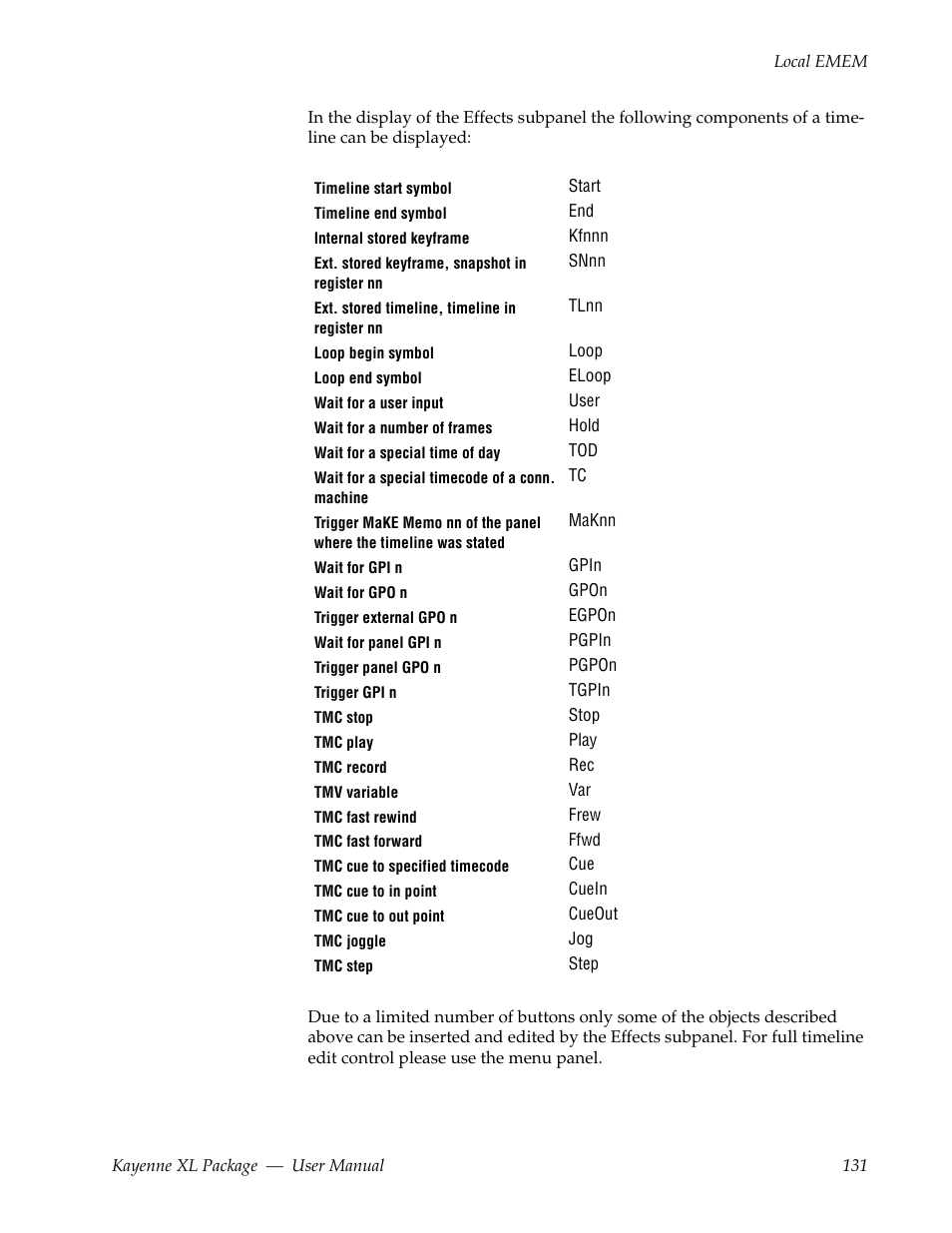 Grass Valley Kayenne XL Package v.7.0.4 User Manual | Page 133 / 663