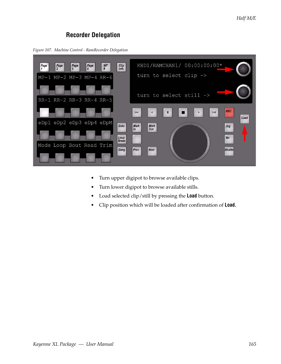 Recorder delegation | Grass Valley Kayenne XL Package v.7.0.4 User Manual | Page 167 / 663