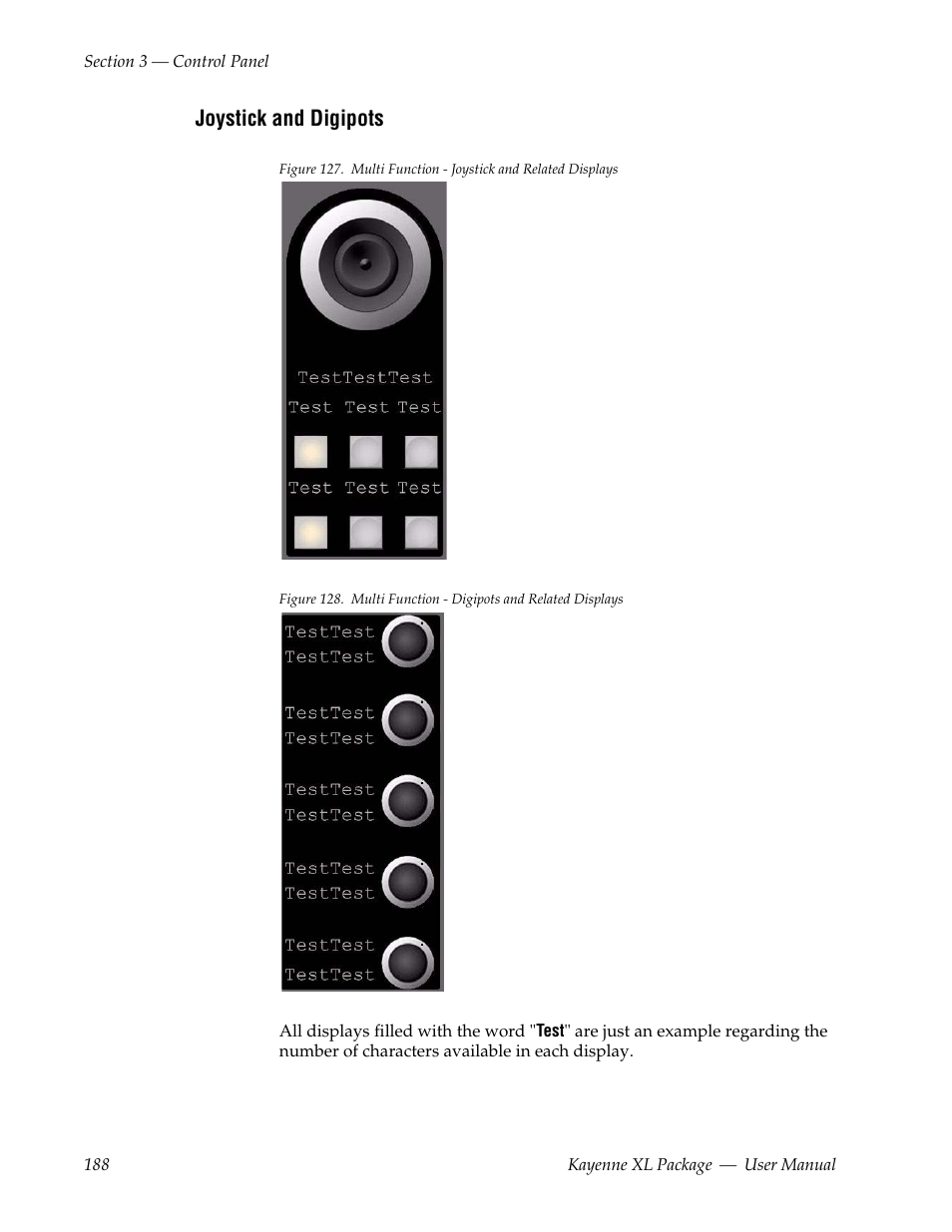 Joystick and digipots | Grass Valley Kayenne XL Package v.7.0.4 User Manual | Page 190 / 663