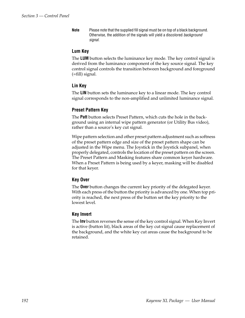 Grass Valley Kayenne XL Package v.7.0.4 User Manual | Page 194 / 663