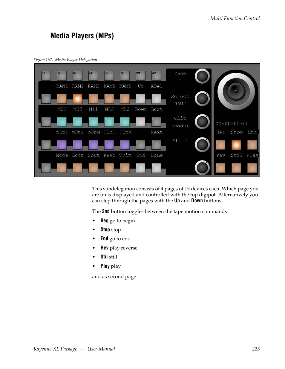 Media players (mps) | Grass Valley Kayenne XL Package v.7.0.4 User Manual | Page 227 / 663