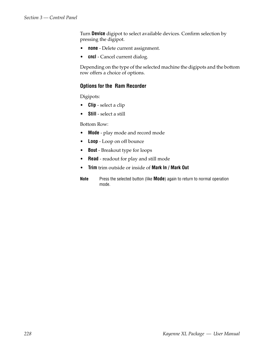 Grass Valley Kayenne XL Package v.7.0.4 User Manual | Page 230 / 663