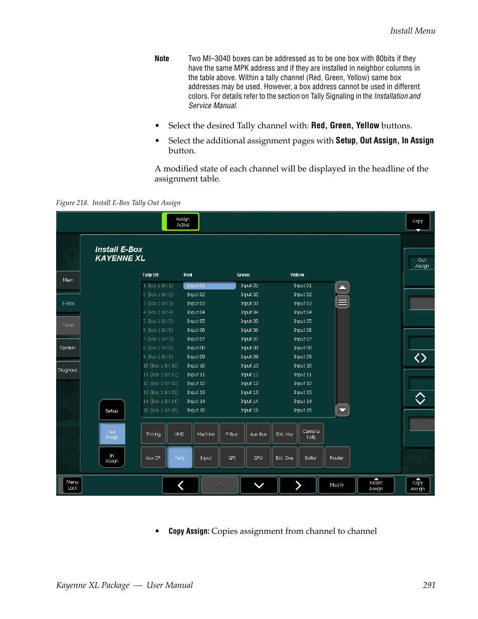 Grass Valley Kayenne XL Package v.7.0.4 User Manual | Page 293 / 663