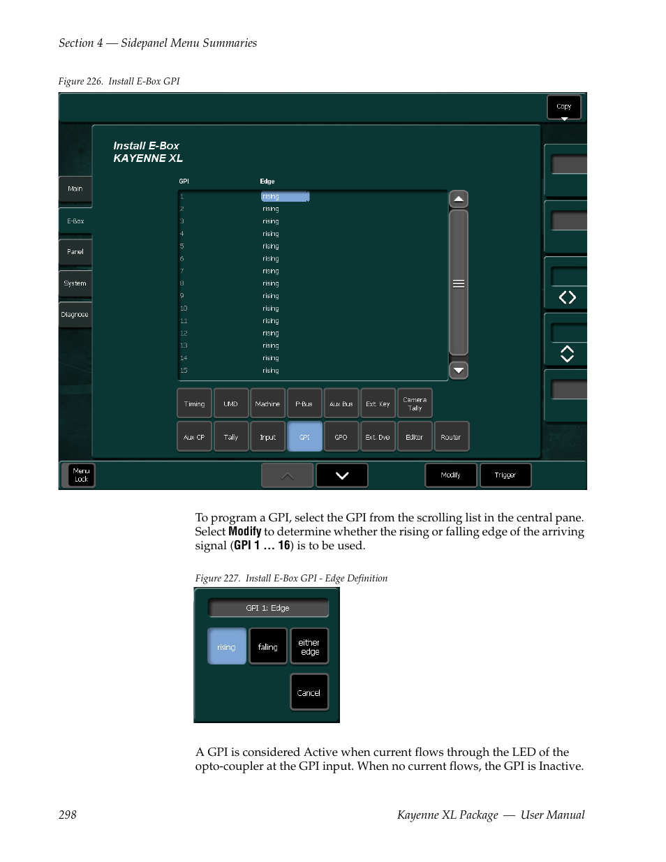 Grass Valley Kayenne XL Package v.7.0.4 User Manual | Page 300 / 663