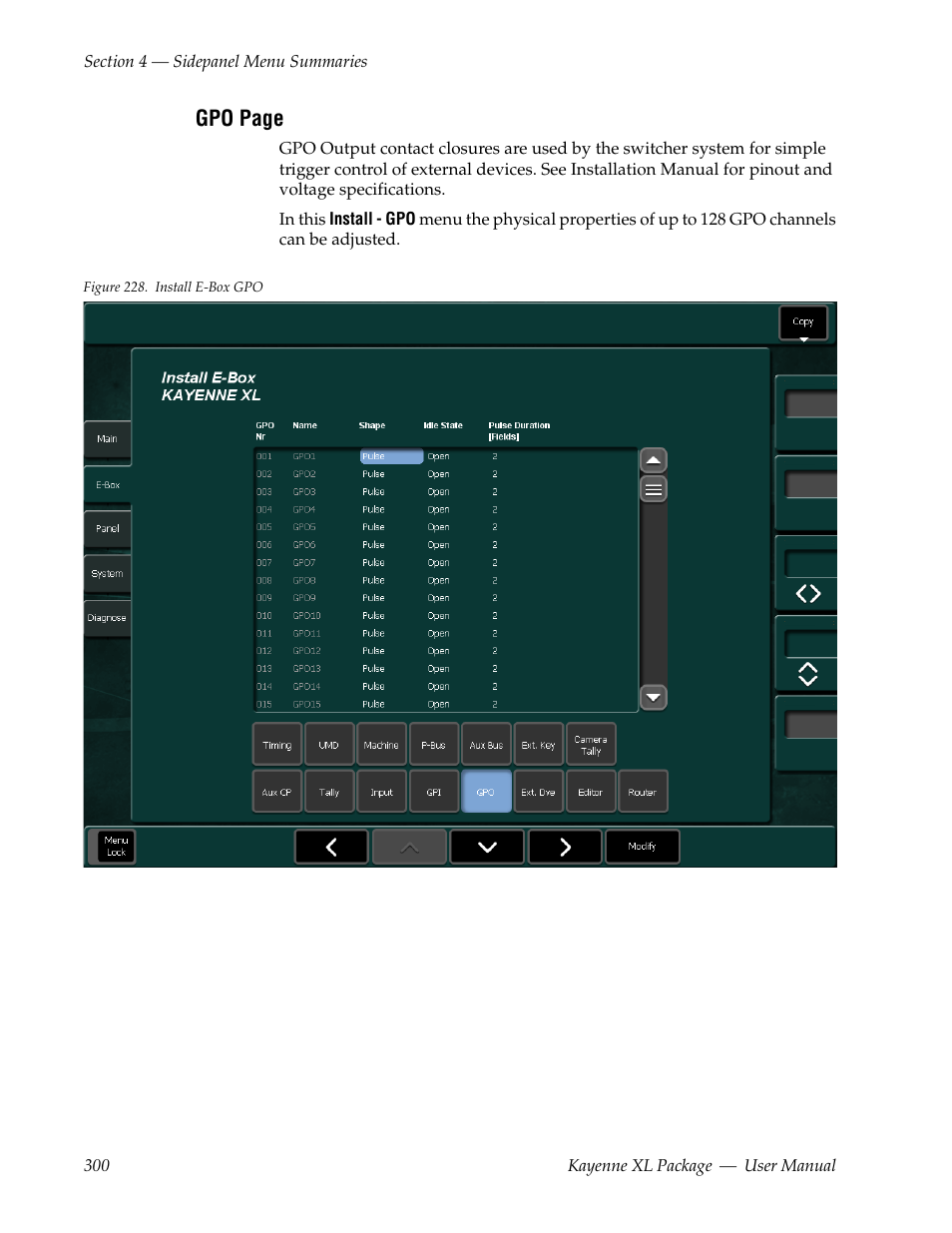 Grass Valley Kayenne XL Package v.7.0.4 User Manual | Page 302 / 663