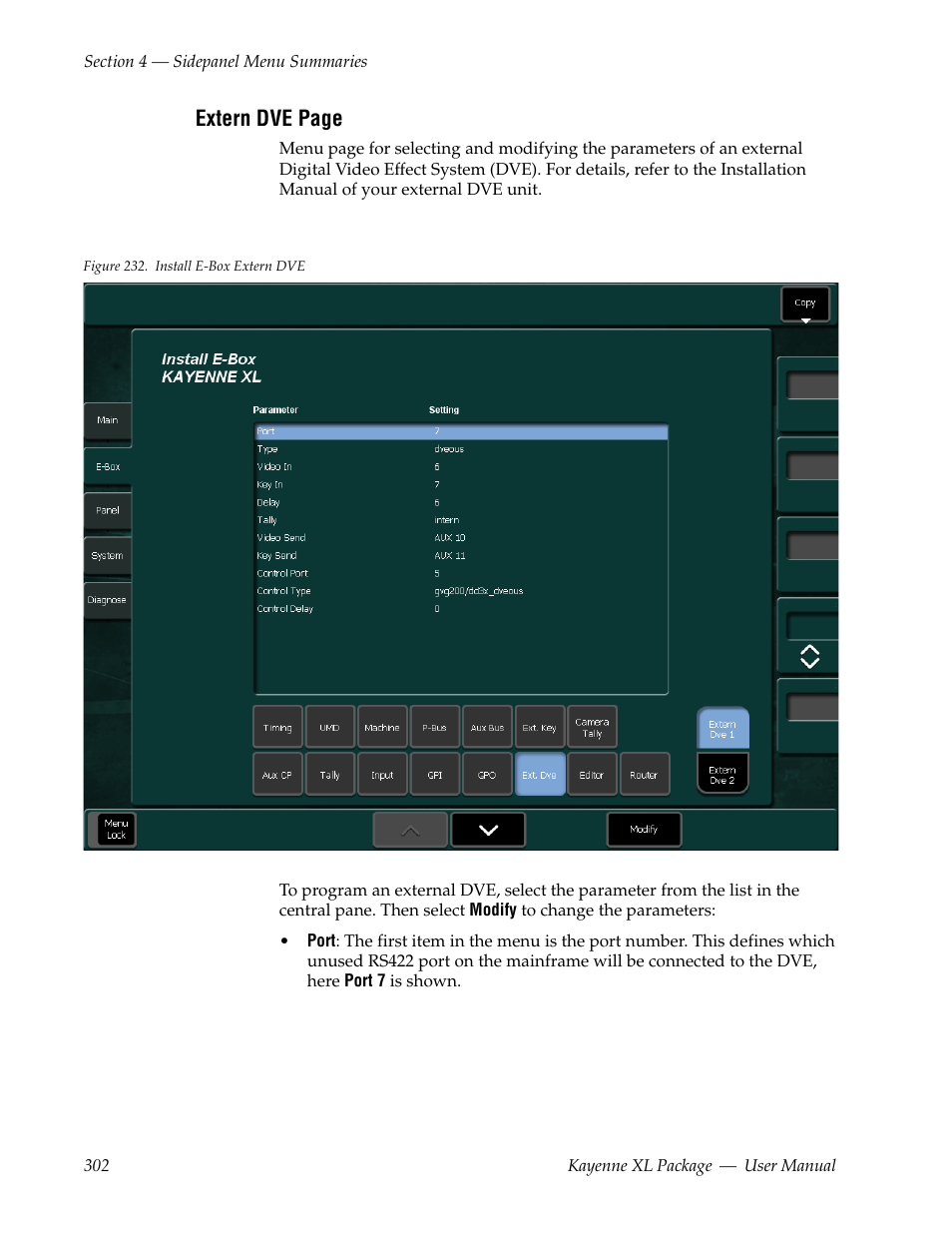 Grass Valley Kayenne XL Package v.7.0.4 User Manual | Page 304 / 663