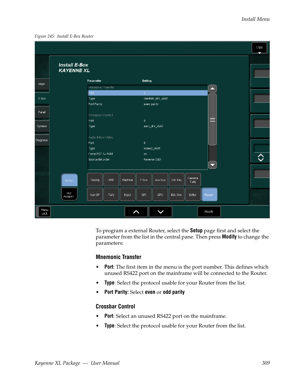 Grass Valley Kayenne XL Package v.7.0.4 User Manual | Page 311 / 663