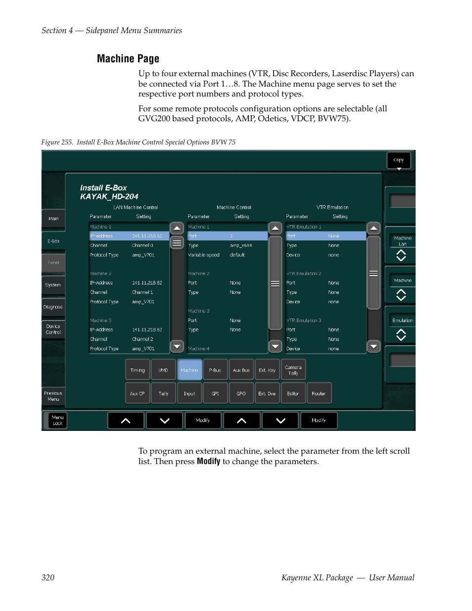 Grass Valley Kayenne XL Package v.7.0.4 User Manual | Page 322 / 663