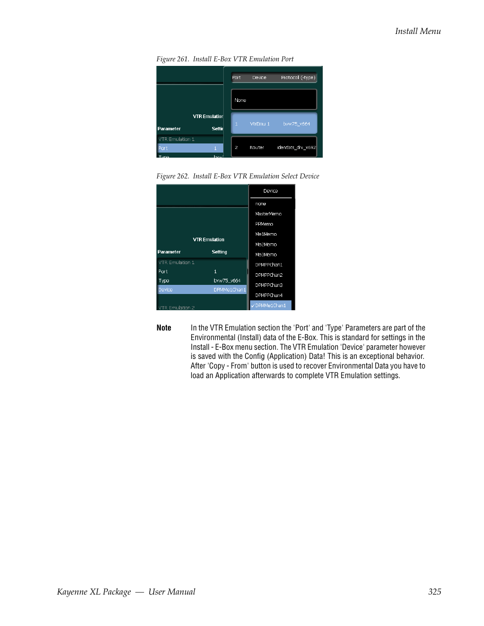 Grass Valley Kayenne XL Package v.7.0.4 User Manual | Page 327 / 663