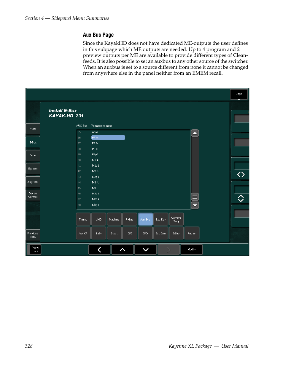 Grass Valley Kayenne XL Package v.7.0.4 User Manual | Page 330 / 663