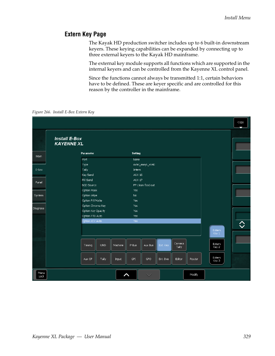 Grass Valley Kayenne XL Package v.7.0.4 User Manual | Page 331 / 663