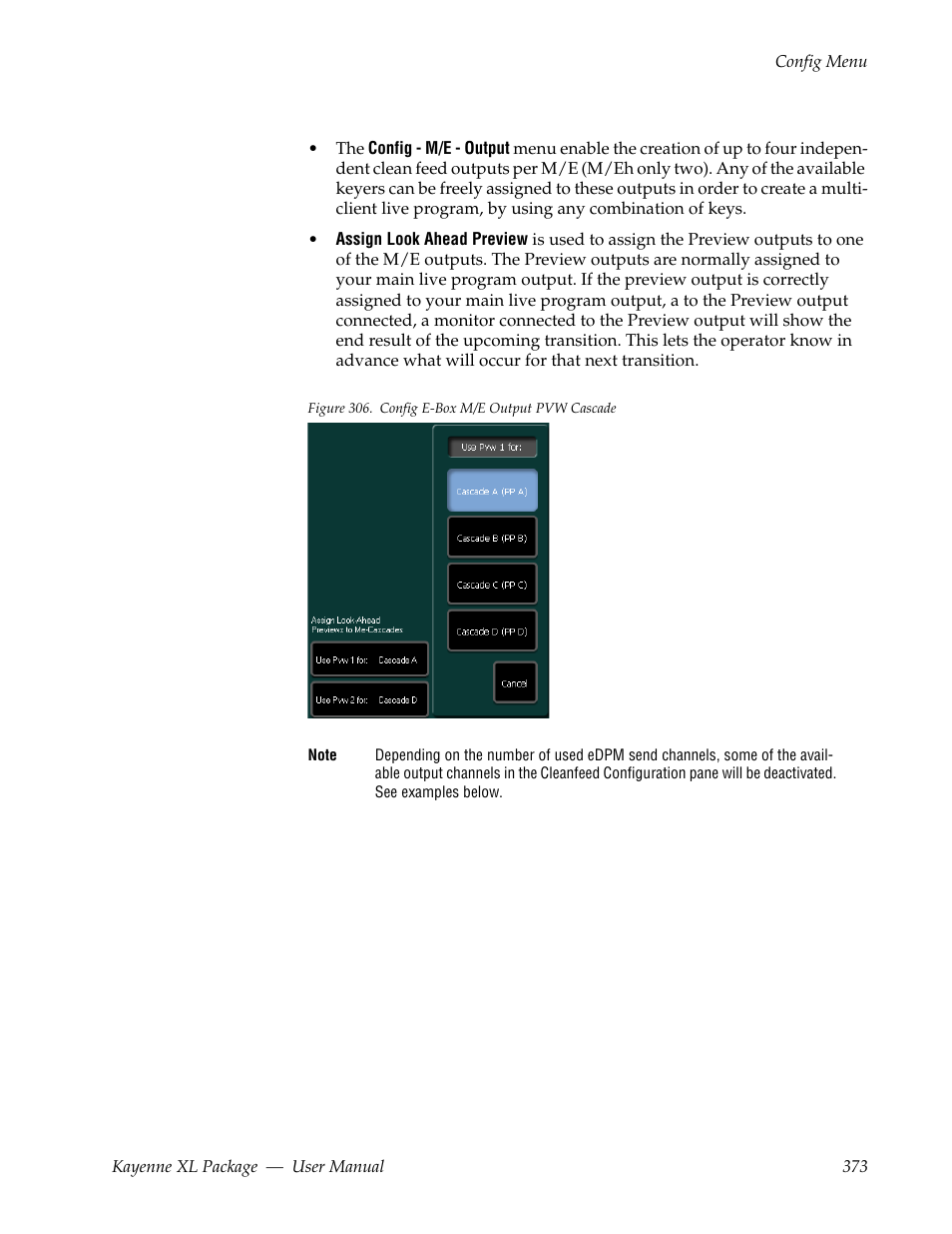 Grass Valley Kayenne XL Package v.7.0.4 User Manual | Page 375 / 663