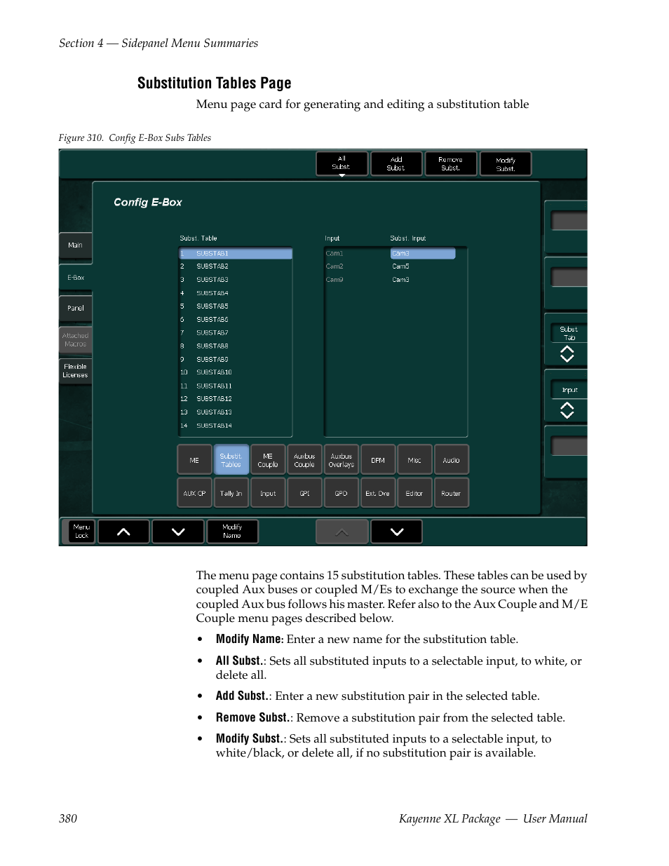 Grass Valley Kayenne XL Package v.7.0.4 User Manual | Page 382 / 663