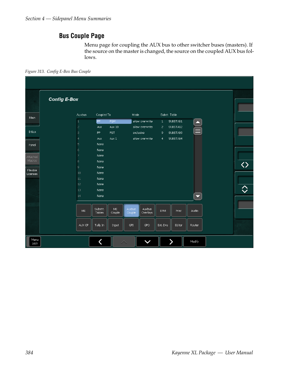 Grass Valley Kayenne XL Package v.7.0.4 User Manual | Page 386 / 663