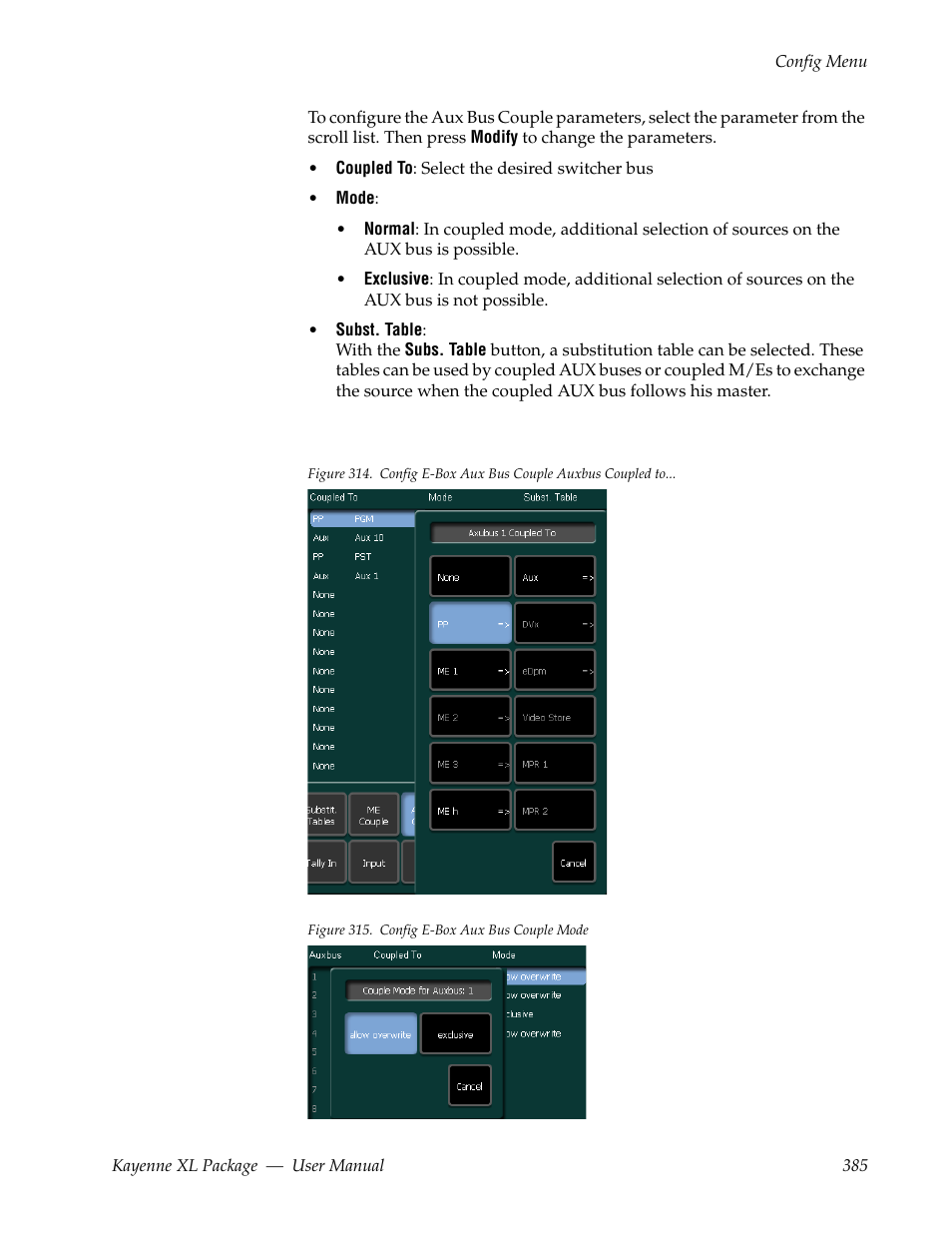 Grass Valley Kayenne XL Package v.7.0.4 User Manual | Page 387 / 663