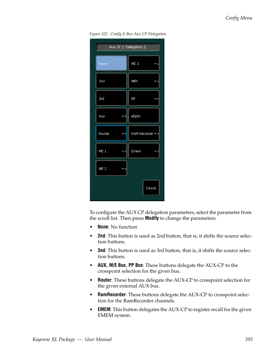 Grass Valley Kayenne XL Package v.7.0.4 User Manual | Page 397 / 663