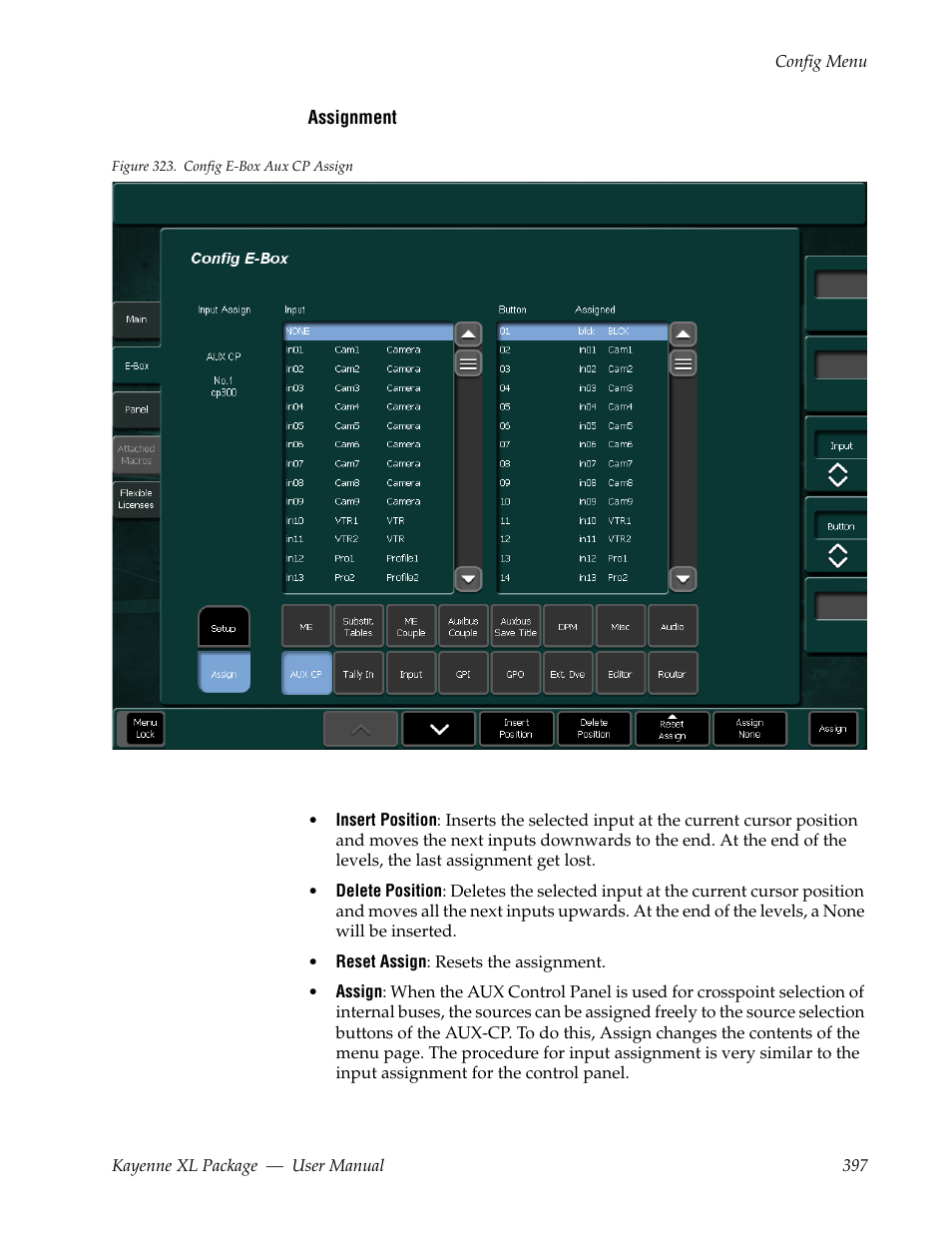 Grass Valley Kayenne XL Package v.7.0.4 User Manual | Page 399 / 663