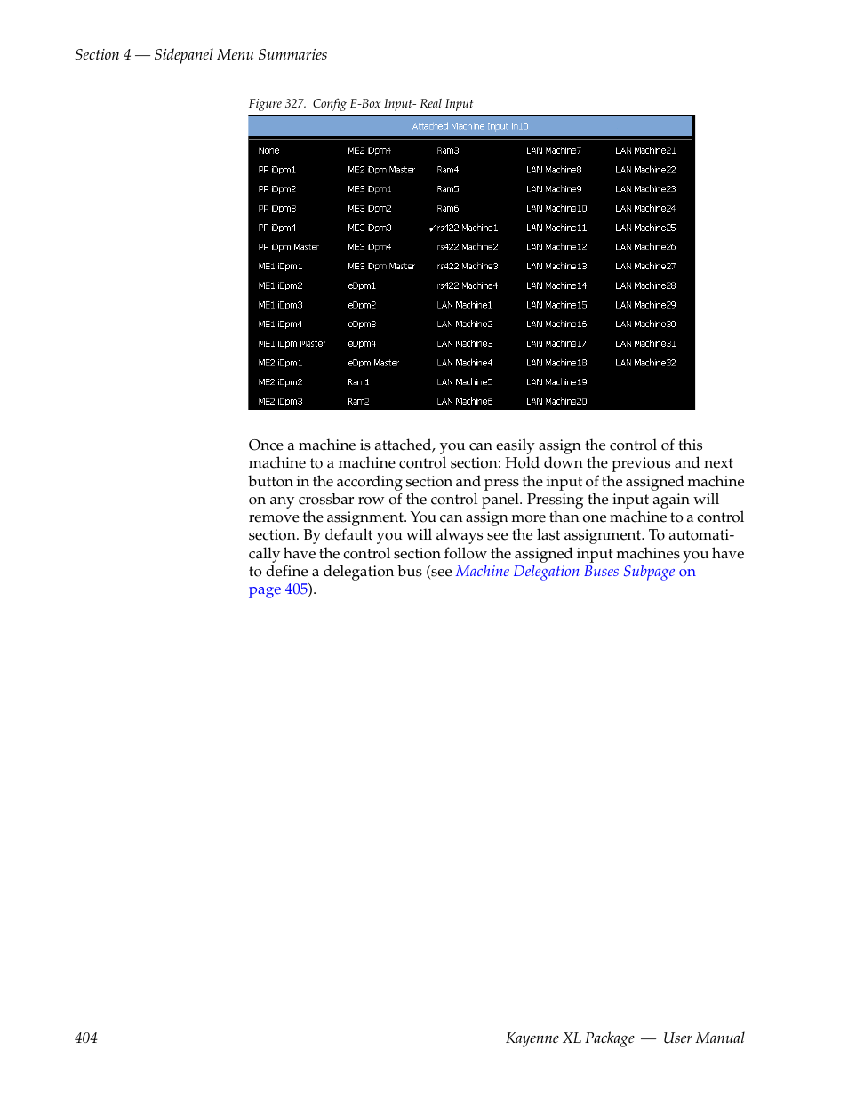 Grass Valley Kayenne XL Package v.7.0.4 User Manual | Page 406 / 663