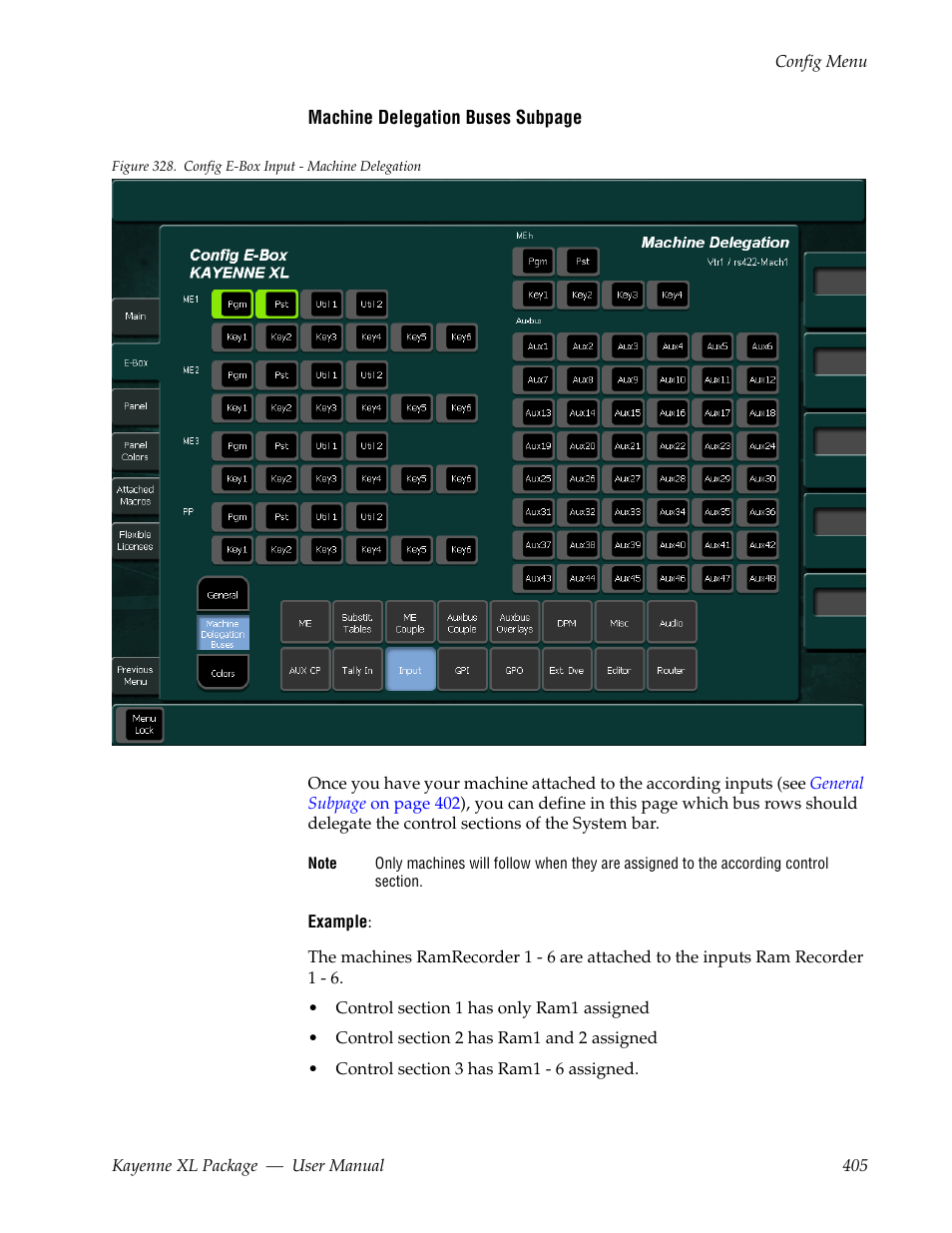 Grass Valley Kayenne XL Package v.7.0.4 User Manual | Page 407 / 663