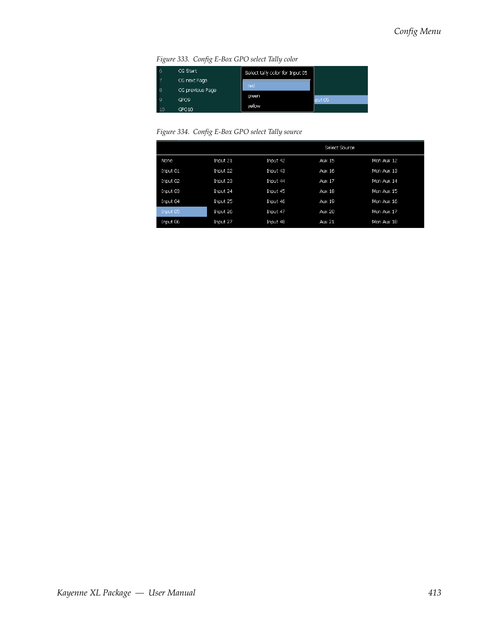 Grass Valley Kayenne XL Package v.7.0.4 User Manual | Page 415 / 663