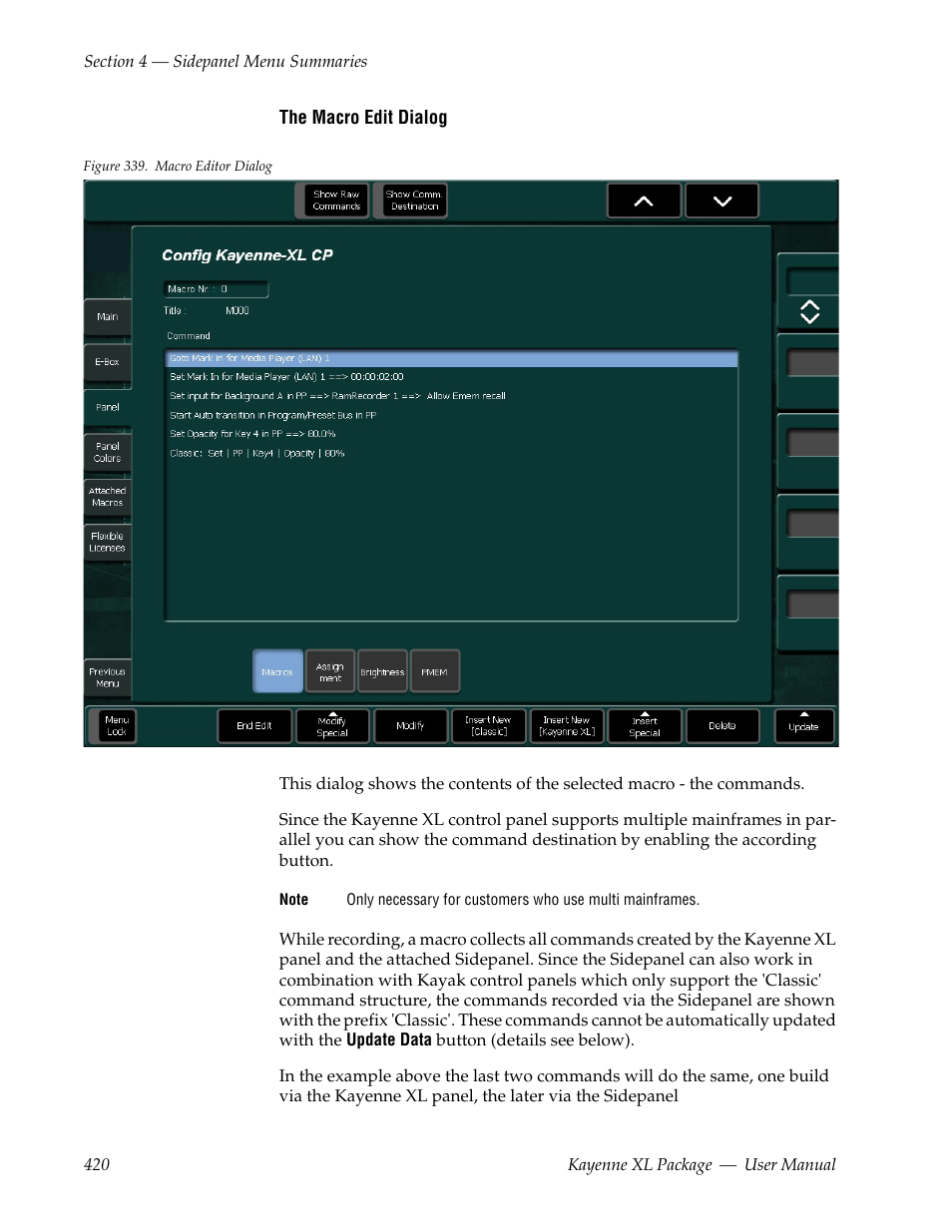 Grass Valley Kayenne XL Package v.7.0.4 User Manual | Page 422 / 663