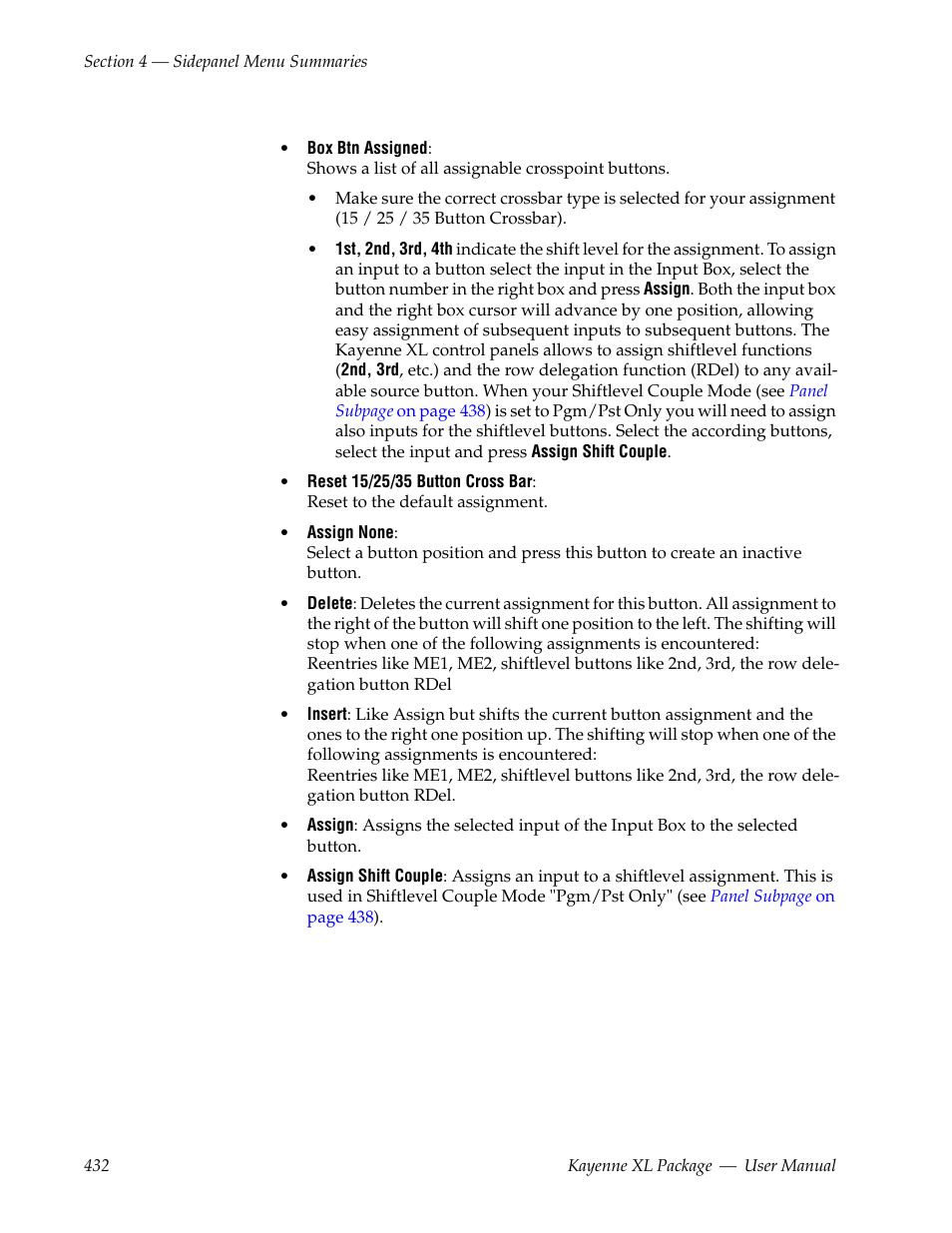 Grass Valley Kayenne XL Package v.7.0.4 User Manual | Page 434 / 663